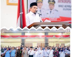 Wakil Bupati Solok Ikuti Sosialisasi Antikorupsi dan Pengendalian Gratifikasi bagi Kepala dan Ketua Komite SMP se-Kabupaten Solok