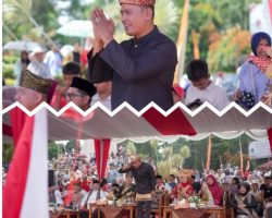 Meriah, Kabupaten Solok Gelar Pawai Alegoris Peringati HUT RI ke-80