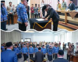 Bupati Solok Jon Firman Pandu Lantik Pejabat Pimpinan Tinggi Pratama di Lingkungan Pemkab Solok