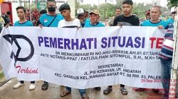 Kasus Dugaan Korupsi Dana Hibah PMI Prabumulih di SP3, Lembaga PST Pertanyakan Melalui Aksi Damai di Kejati Sumsel