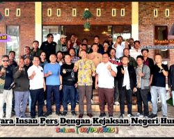 KEJAKSAAN HUMBAHAS  RUTIN BAGUN KEMITRAAN DENGAN INSAN PERS
