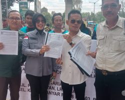Melalui Aksi Damai, Lembaga PST Minta Kejati Sumsel Ambil Alih Kasus PMI dan Kasus Dugaan Korupsi di KPU Prabumulih