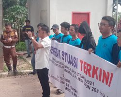 Diduga Korupsi, Melalui Aksi Damai, Lembaga PST Laporkan Oknum Kepala SMA Negeri 2 Tanjung Raja ke Kejati Sumsel