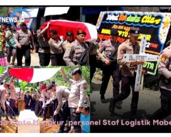 Upacara Pemakaman Bharada Cipto Mungkur Di Tarabintang Belangsung Khidmat