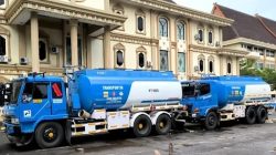 Dua Mobil Tanki Transportir PT NBS Angkut BBM Ilegal Diamankan Ditreskrimsus Polda Jambi