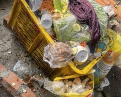 Ratusan warga kayuara keluhkan tumpukan sampah di jalan