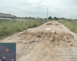 Anggaran 2 M Bangun Jalan Merusak Jalan, Dikonfirmasi PPK PUPR Bina Marga Kota Palembang Bungkam Blokir Wartawan