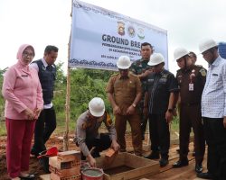 Komitmen Polri Dukung Program Nasional, Polres Muba Ground Breaking SPPG Polri Muba 5