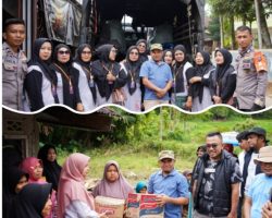 Ketua GOW Kabupaten Solok Salurkan Sembako untuk Warga Terdampak Bencana di Koto Hilalang