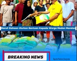 Maruli Siahaan Anggota DPR-RI Berikan Bantuan Kepada Warga Medan Marelan