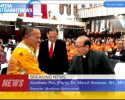 Dr. Maruli Siahaan, SH., MH. Kunjungi Pagelaran Lagu-Lagu Natal  Di GKPI Medan Kota