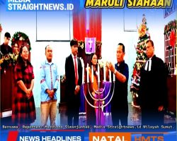 Maruli Siahaan Dari DPR-RI, Berharap Melalui Natal Yang Di Selenggarakan HMTS  Semakin Mempererat Persaudaraan