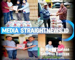 Dr. Maruli Siahaan Kembali Salurkan Bantuan  kepada Warga Kota Medan