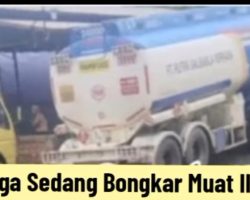 Truk Milik PT Lematang dan Mobil Tangki PT Putra Salsabila Perkasa Diduga Melakukan Kegiatan Bongkar Muat Ilegal