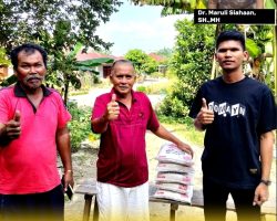 Rumah Aspirasi Dr. Maruli Siahaan Lakukan Penyaluran  Bantuan.