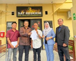 Lahan Kebun Karet Diduga Digusur Paksa, Warga Lumpatan Laporkan PT IAM ke Polres Muba