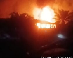 Keluang Kembali Membara, Penyulingan Minyak Ilegal Meledak dan Terbakar