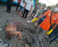 Terseret Hingga Puluhan Meter, Inisial R (68) Seorang Ibu di Prabumulih Tewas Tertabrak KA Babaranjang 