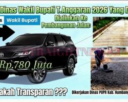 Media Soroti Transparansi Uang 780 Juta di Pemkab Humbahas, Atas Anggaran Mobdis Wabup 2026