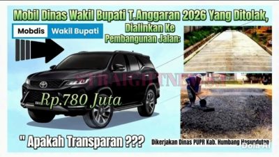 Media Soroti Transparansi Uang 780 Juta di Pemkab Humbahas, Atas Anggaran Mobdis Wabup 2026