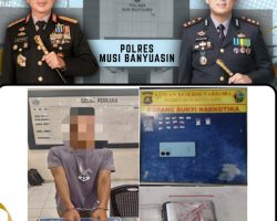 Pengedar Narkoba di Tangkap Polisi