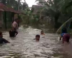 Banjir Rendam 10 Rumah di Jalan Swadaya I Banyuasin, Warga Keluhkan Akses Terhambat