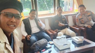 Kapolsek Rambutanw Sambut Hangat Kunjungan Silaturahmi Awak Media