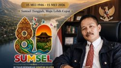 Kompaslink.com dan DPP APPI Ucapkan Dirgahayu Provinsi Sumatera Selatan ke-80