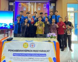 Mahasiswa Hukum Tata Negara Unpam Gelar Seminar JEMPOL di SMAN 46 Jakarta, Edukasi Siswa Cegah Cyberbullying