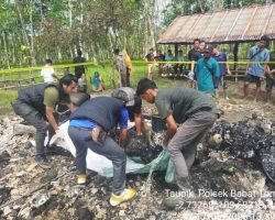 Diduga Dipicu Racun Nyamuk Bakar, Kebakaran Pondok di Babat Toman Tewaskan Dua Petani