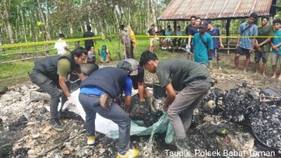 Diduga Dipicu Racun Nyamuk Bakar, Kebakaran Pondok di Babat Toman Tewaskan Dua Petani
