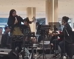 Konser Calista Music Menghibur Pengunjung PS Mall Palembang