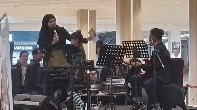Konser Calista Music Menghibur Pengunjung PS Mall Palembang