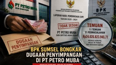 BPK Bongkar Dugaan Skandal PT Petro Muba.