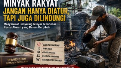 Minyak Rakyat Jangan Hanya Diatur, Tapi Juga Dilindungi
