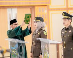 Wakajati Sumsel Pimpin Pelantikan dan Pengambilan Sumpah Pejabat Eselon III dan IV