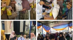 Lurah Karanganyar Teguh Pantau Langsung Penyaluran Bantuan Pangan untuk Ribuan Warga