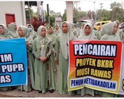Oknum Keuangan Dinas PUBM Kabupaten Musi Rawas Diduga Lakukan Pungli Picu LSM MMK Aksi Damai ke Kejati Sumsel