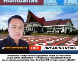 Persoalan Peran Wakil Bupati Humbahas  Bukan Konflik Pribadi, Melainkan Masalah Administrasi