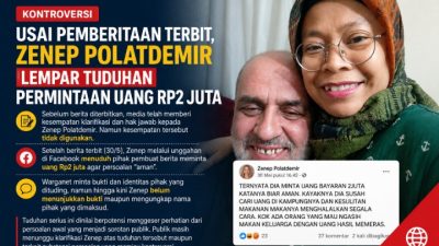 Usai Pemberitaan Terbit, Zenep Polatdemir Lempar Tuduhan Permintaan Uang Rp2 Juta