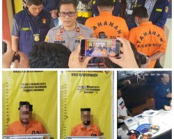 Terekam CCTV! Dua Pencuri HP di RM Saganta Palembang Dibekuk Polisi, Modus Beraksi Saat Korban Lengah