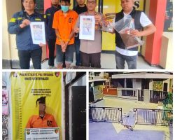 Terekam CCTV, Pelaku Pencurian Pintu Aluminium di Kantor Kementerian Haji dan Umrah Palembang Ditangkap Polsek SU II