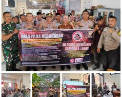 Kapolsek SU II Sosialisasikan Larangan Membakar Sampah dan Lahan, Cegah Karhutlah di Musim Kemarau