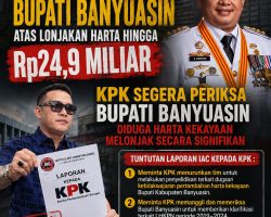 Harta Bupati Banyuasin Diduga Melonjak hingga Rp24,9 Miliar, Picu IAC Sumsel Buat Laporan ke KPK