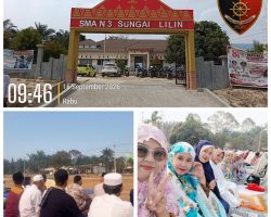 Doa di Tengah Kekeringan, Warga dan Siswa SMA Negeri 3 Sungai Lilin Bersama Memohon Turunnya Hujan