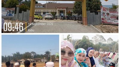Doa di Tengah Kekeringan, Warga dan Siswa SMA Negeri 3 Sungai Lilin Bersama Memohon Turunnya Hujan