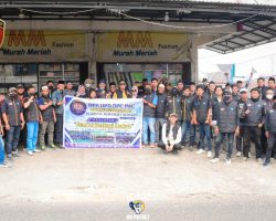 Jumat Berkah, HSB Palembang Bagikan Ratusan Paket Nasi Kotak dan Masker di Simpang MM Pakjo
