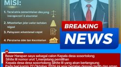 Julius Alfredo Simamora, S.H. Usung Visi Bangun Desa Sihite III Yang Maju, Transparan dan Beradab