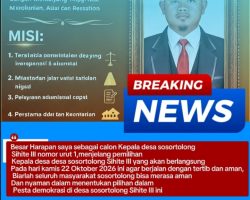 Julius Alfredo Simamora, S.H. Usung Visi Bangun Desa Sihite III Yang Maju, Transparan dan Beradab